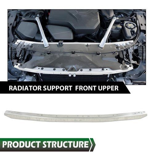Solid Spare Fit For 17-23 BMW 530 540 740 750 Front Upper Radiator Tie Bar Support