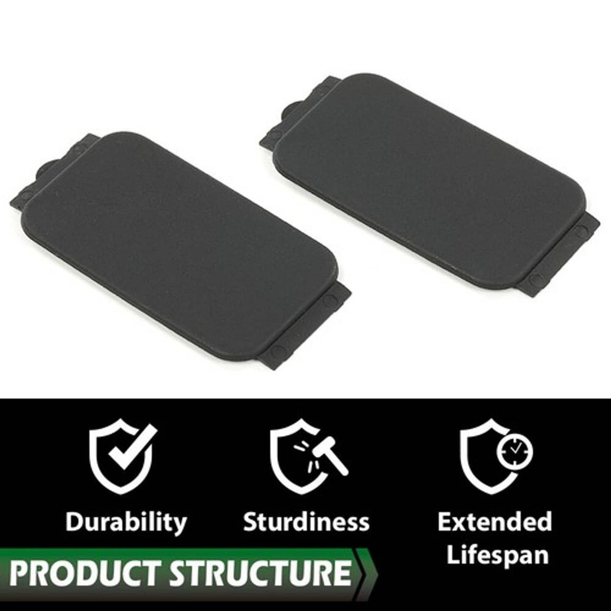 Solid Spare Fit For 15-23 Ford F150/17-23 F250 F350 Side Truck Bed Molding Plug Hole Cover