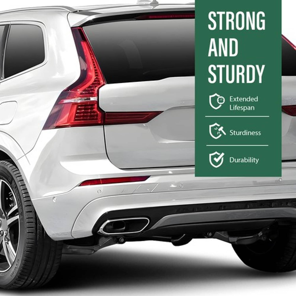 Solid Spare Rear Bumper Reflector Side Marker Red Fit For 2018-2024 Volvo XC60 Left Side