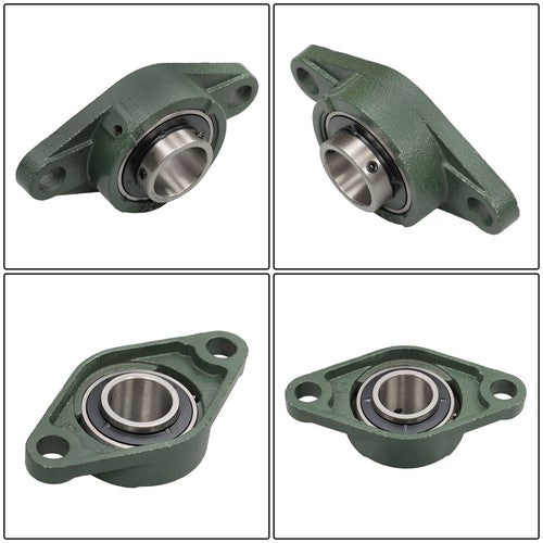 Solid Spare 10-pack UCFL206-20 Pillow Block Bearing 1-1/4" Bore 2 Bolt Flange Mounted
