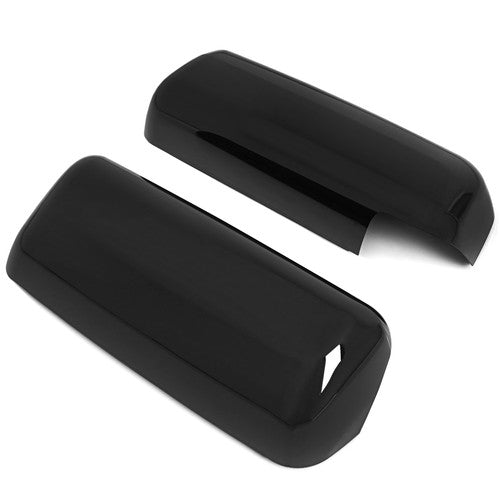 Solid Spare For Peterbilt 579 Black Driver & Passenger Side Replacement Door Mirror Covers