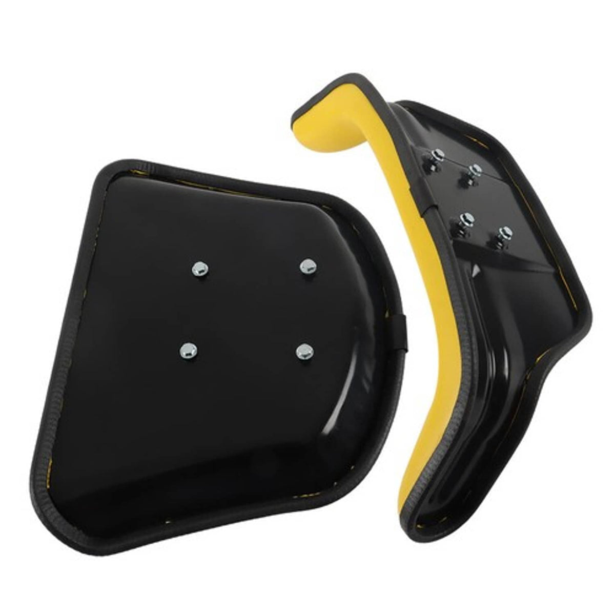 Solid Spare Fit For John Deere 310 310A 310B 401 401B Backhoe Loader Yellow Seat Cushion Set