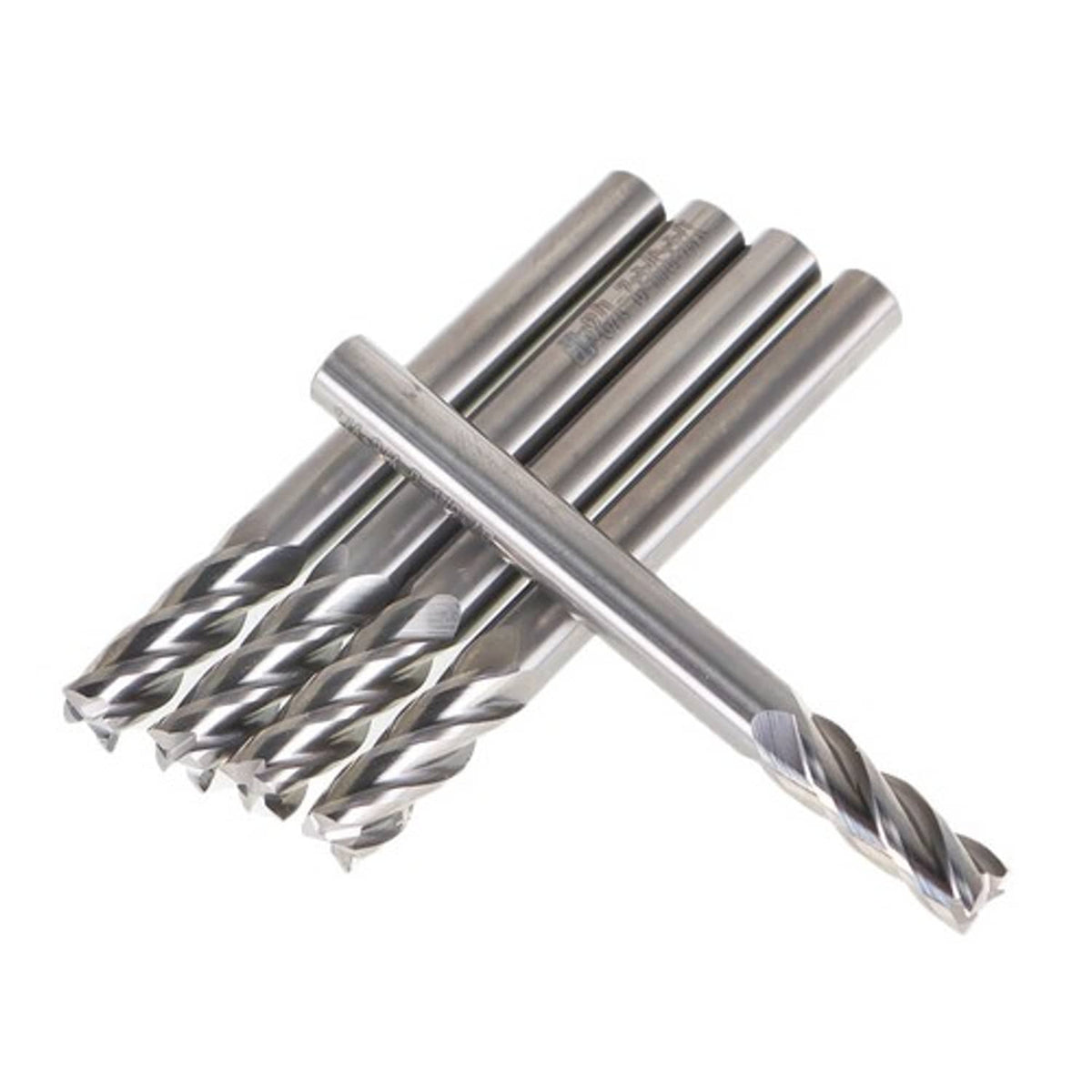 Solid Spare 5 PCS 1/4" 4 Flute Ball Nose Carbide End Mill 3/4" LOC 2-1/2" Overall Length New