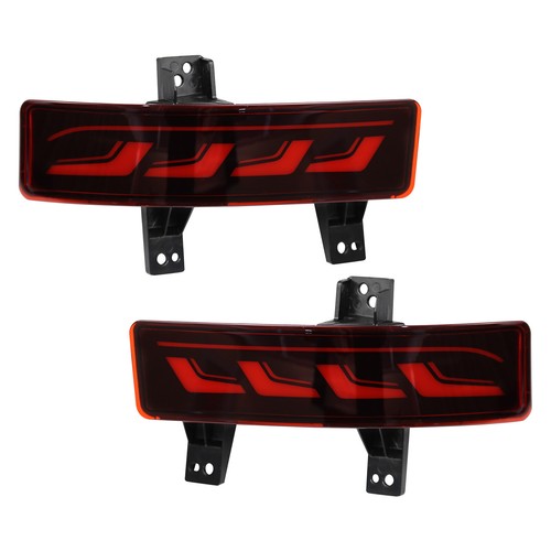 Red Lens Rear Bumper Reflector Fog Light LED Brake Lamp For Honda CRV 2020-2022