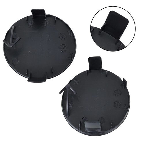 2PCS LH&RH Pair Front Bumper Tow Hook Cover Caps For Toyota RAV4 2013 2014 2015