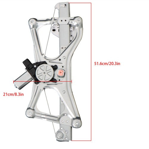 Solid Spare Front LH Power Window Regulator w/ Motor For Honda Civic 2006-2008 2009-2011