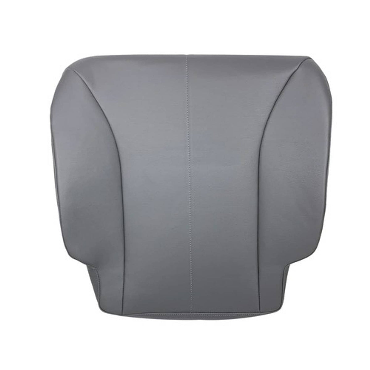 Solid Spare 4200-4300-4400 Seat Cover+Backrest Driver's Side Gray Air Ride 2-PCS Set Leather
