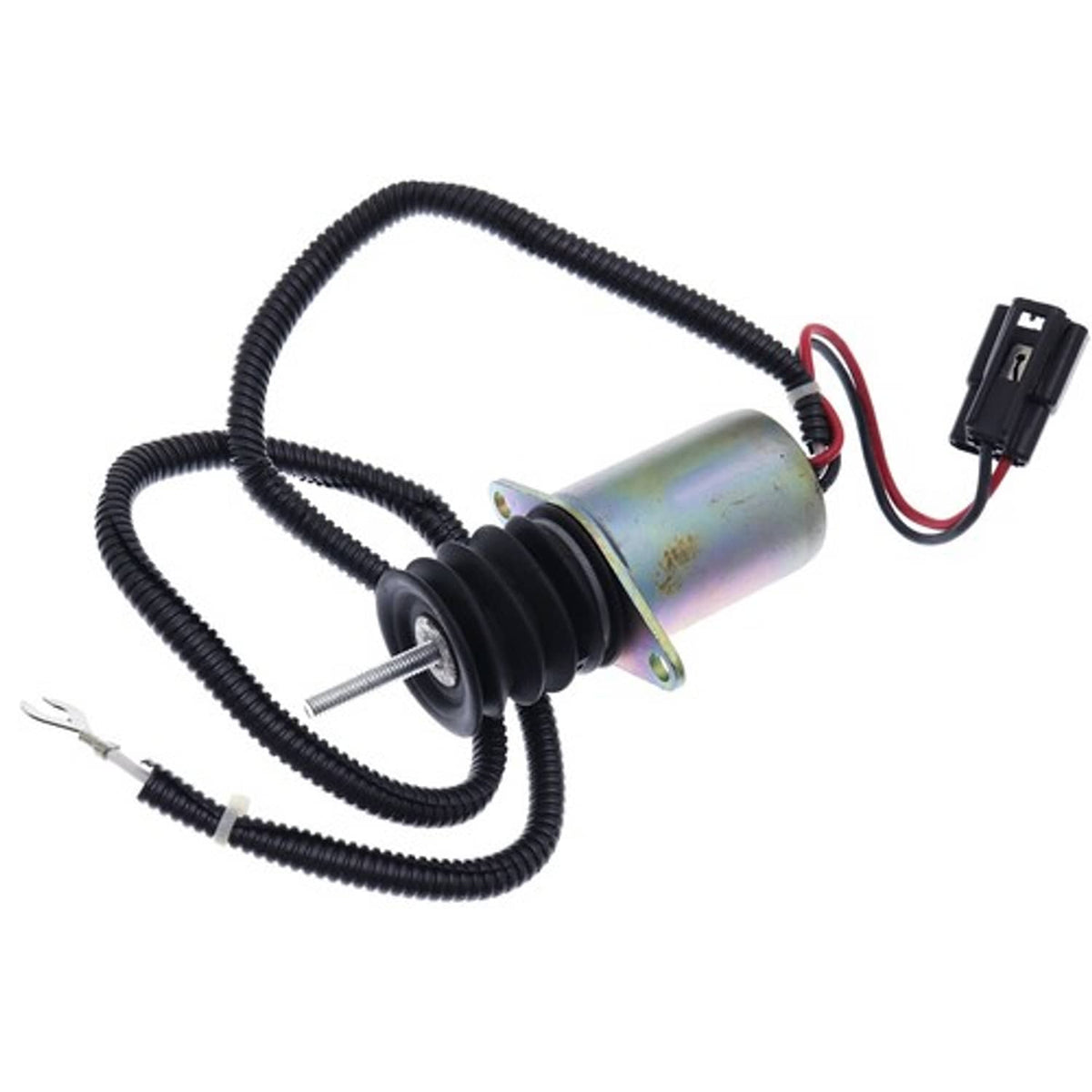 Solid Spare New Fuel Shutoff Solenoid AM124379 AM124377 for John Deere 655 755 855 856 955