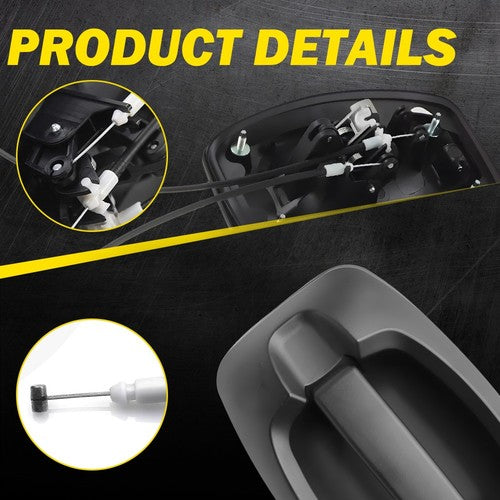 1PC Side Sliding Door Handle & Cable Assy LH=RH / For 2014-22 Ram ProMaster Van