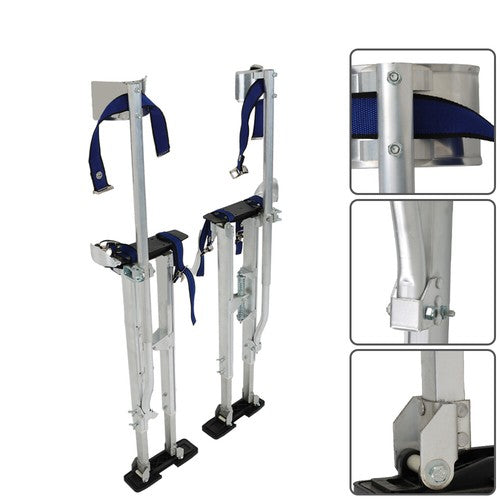 Solid Spare Adjustable Stilt 36" - 48" Drywall Stilts Aluminum Alloy Tool For Electrical