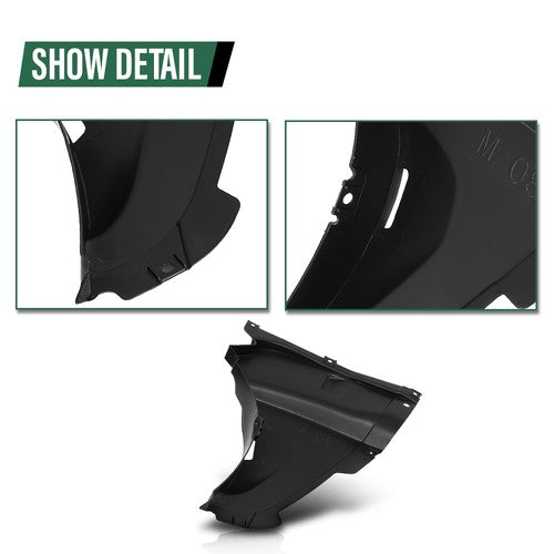 Solid Spare Fender Liner Splash Shield Fit For BMW 328i 2013-2016 Front Left & Right Side