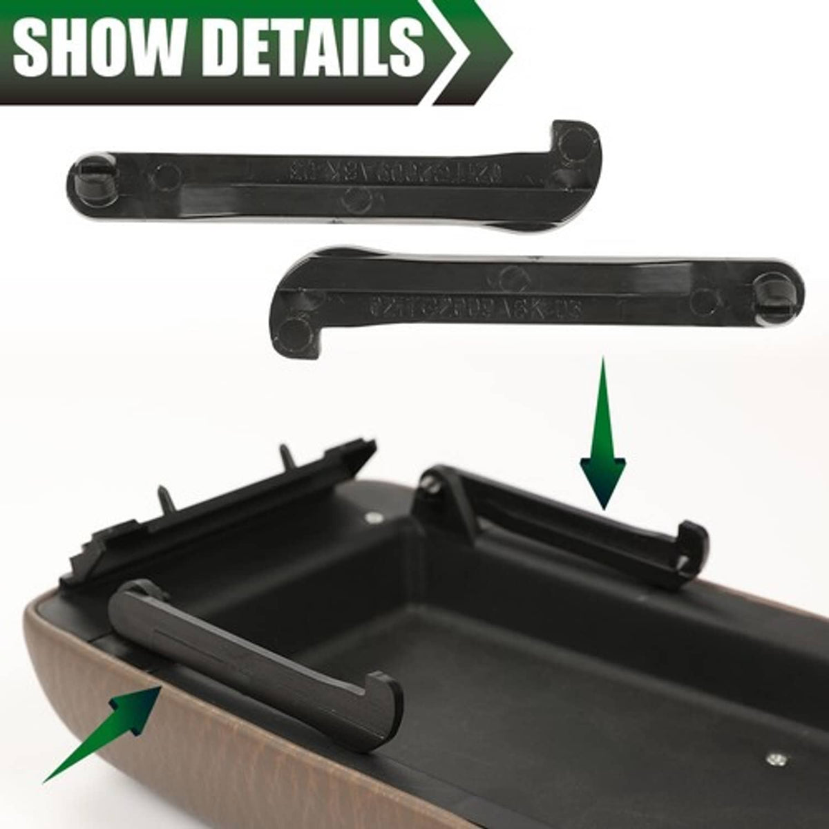 Solid Spare Fit For 1995-2000 Toyota Tacoma 96-98 4Runner Center Console Lid Armrest Cover