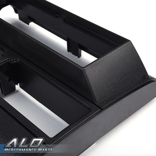 Solid Spare Fit For 88-94 Chevy GMC Trucks Pocket Radio Dash Bezel Kit Mount Trim Black