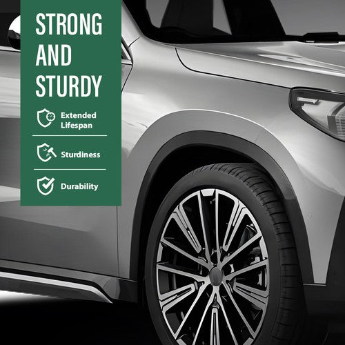 Solid Spare Front Right Side Fender Flare Wheel Arch Molding Fit For 2016-2022 BMW X1