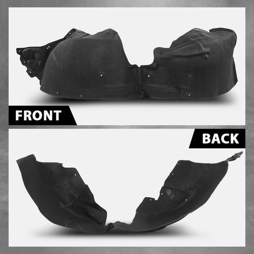 Solid Spare Front Fender Liner Splash Shield Left+Right Side Fit For 2017-2025 Cadillac XT5