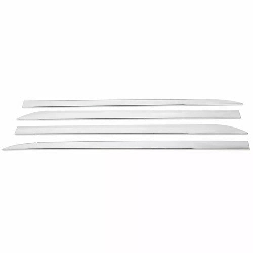 Solid Spare 4 PCS Outside Door Body Side ABS Molding Chrome Trim For Toyota SIENNA 2011-2020