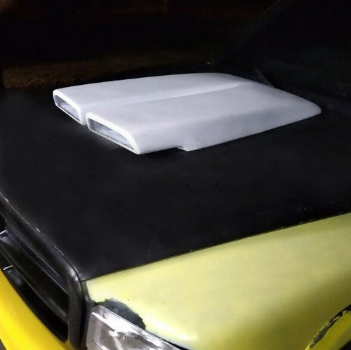 Solid Spare Fiberglass Hood Scoop For 1970-1976 71 72 73 74 75 Plymouth Duster Molding Bezel