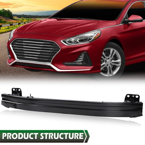 Solid Spare Fit For 2015-2019 Hyundai Sonata Front Reinforcement Bumper-Impact Bar