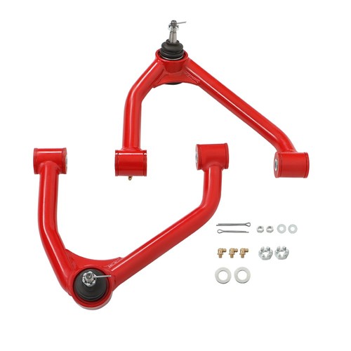 Solid Spare Red 2-4' Lift Upper Control Arms Fit For Chevrolet GMC 1500 2007-2018 Tubular