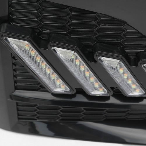 For Nissan Altima Sedan 2023 2024 DRL Daytime Running Light Fog Lamp Gloss Black