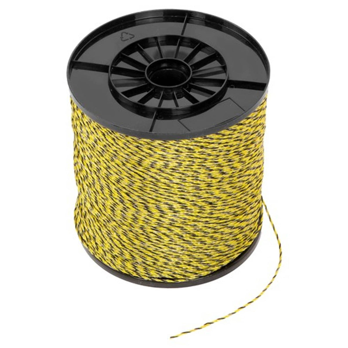 Solid Spare Yellow & Black 3500Ft 1067m 6 Stainless Steel Strands 1/8" Fence Wire