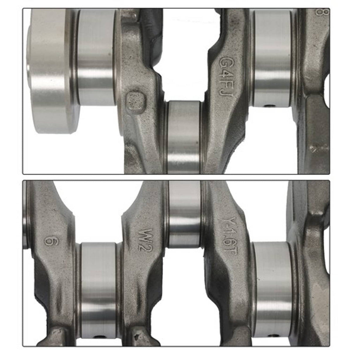 Solid Spare Crankshaft & Con Rods & Bearing Set 23110-2B710 Fit For 2017-2021 Kia Soul 1.6L