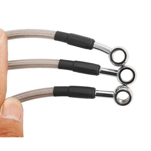 Solid Spare +2+1 Front A-Arms for Honda TRX450R w/ Braided Brake Lines & Clamps 04 05 06 07