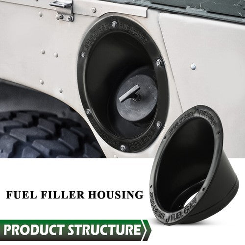 Solid Spare Fuel Filler Neck Opening Fit For Humvee M998 Hummer H1 JP5/ Diesel AM General