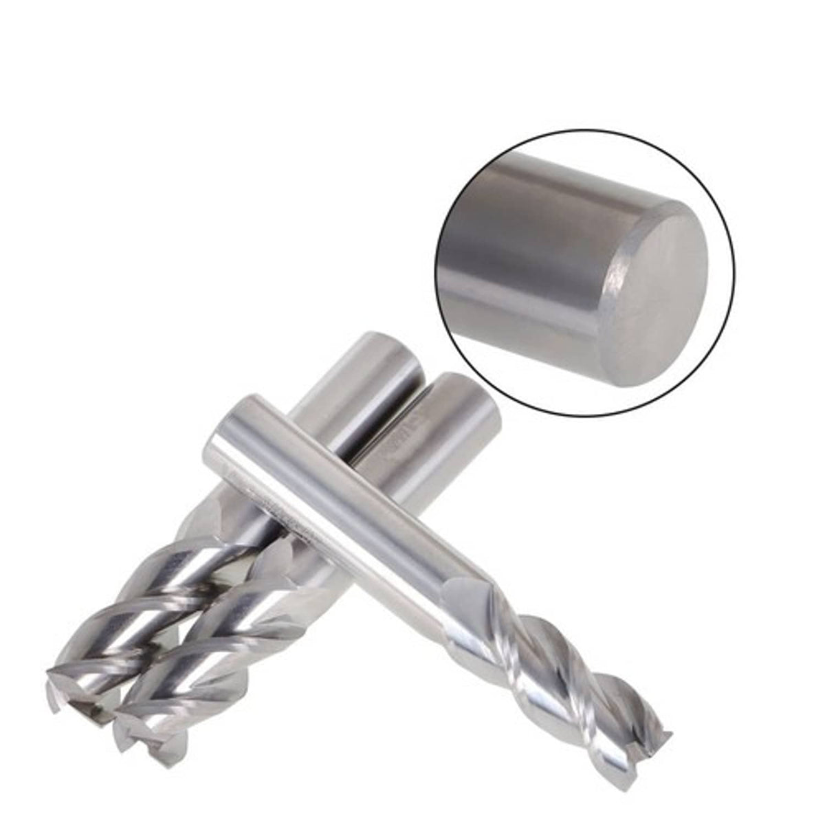 Solid Spare 3PC 1/2" Alu-Power 3 Flute Carbide End Mill for Aluminum x 1-1/4" Cutting Length