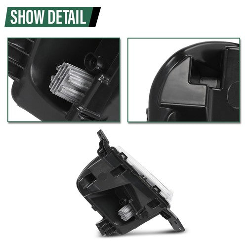 Solid Spare LED DRL Front Fog Light Driving Lamp Left Side Fit For 2019-2024 Ford Edge