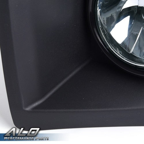 Solid Spare Fit For 14-15 GMC Sierra 1500 Bumper Fog Lights Driving Lamps Left+Right Smoke