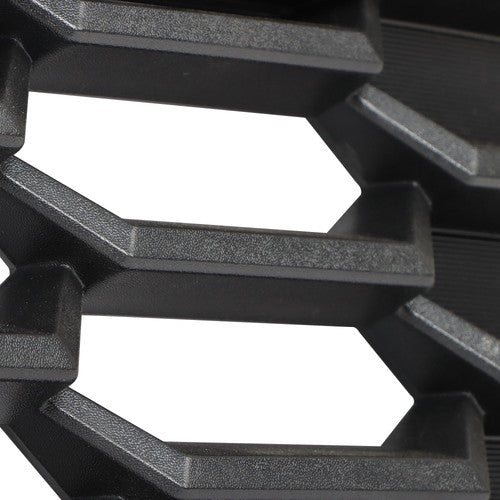 Solid Spare Front Upper Grille Grill W/Camera Hole Black Plastic For Toyota Tacoma 2024-2025