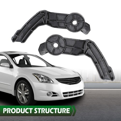 Solid Spare Fit For 2013-2015 Nissan Altima Front Bumper Bracket Retainer Support Left+Right