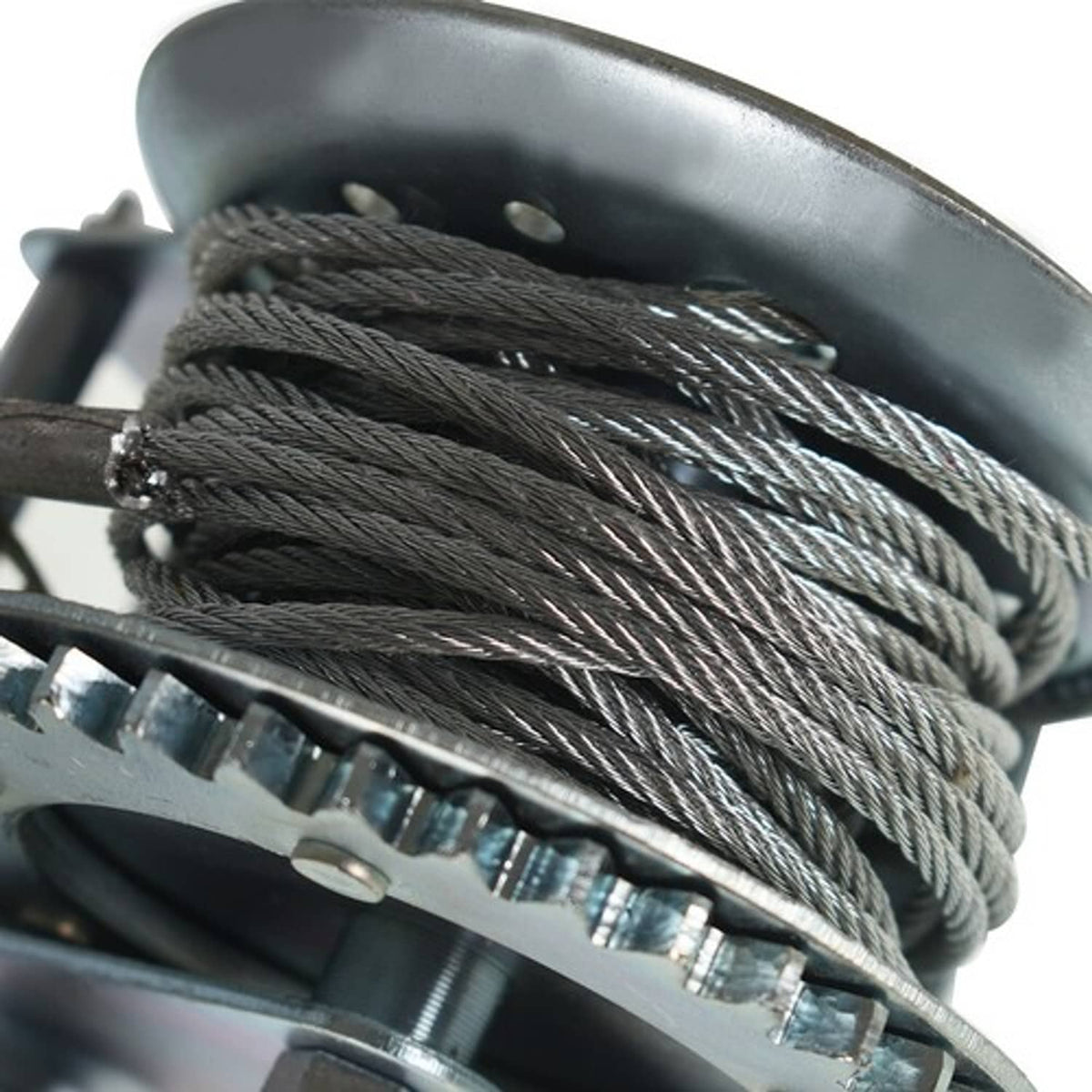 Solid Spare Hand Winch 4.0mm*10m Rope High Carbon Steel For Trailer Boat ATV 1200lbs