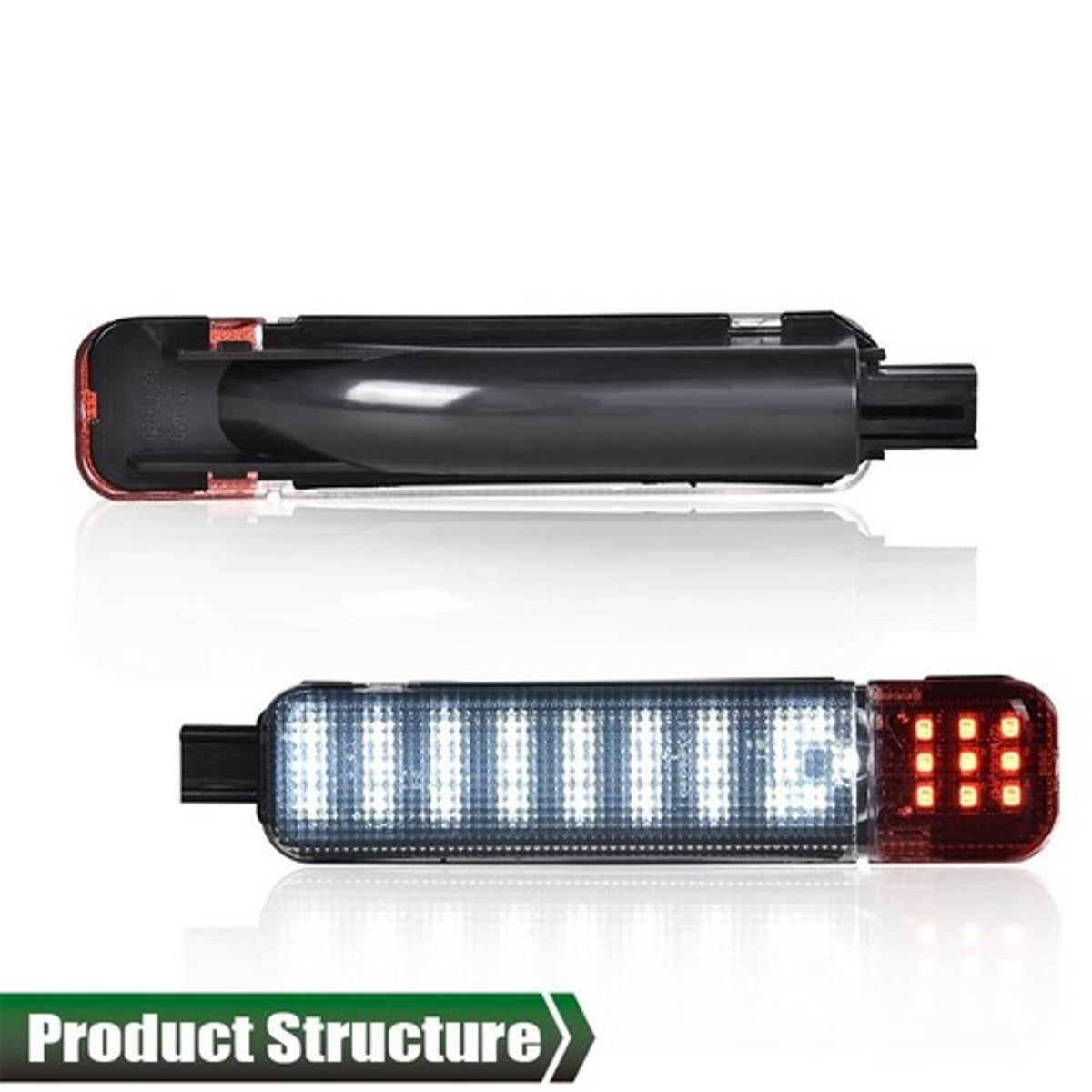 Solid Spare Pair Interior Door Panel Courtesy LED Light Lamps For Chevy Silverado GMC Sierra