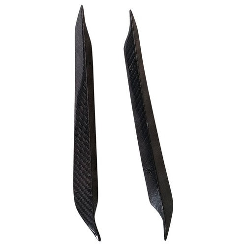 4PCS Carbon Fiber Front Bumper Side Blade Canard Fin For 22-24 Subaru WRX VB S4