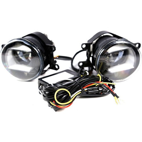 For 2009 2010 Toyota Corolla LED Fog Lights DRL Clear Lens Turn Signal w/Wiring