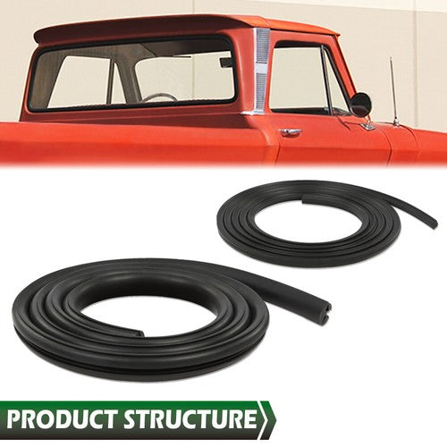 Solid Spare Small Rear Window Weatherstrip Seal Kit Fit For 1942-1966 Chevrolet GMC Truck