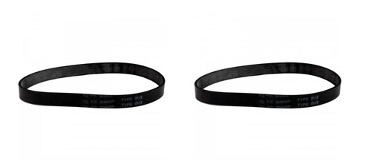 Solid Spare Vacuum Belt for Sharp EC-TU2603, EU-TU4606, EU-TU4707 2-Pack