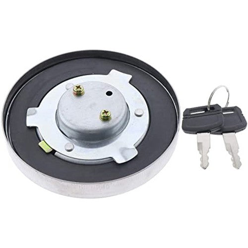 Solid Spare Lockable Fuel Tank Cap 4361638 for Hitachi Excavator W/ 2 Keys EX120-5 EX100-3
