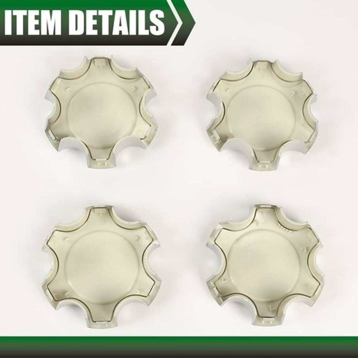 Solid Spare Fit For Toyota Sequoia Tundra 03-07 Wheel Center Hub Caps Silver 56069440