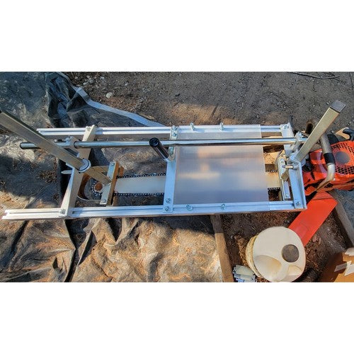 Solid Spare Chainsaw Mill Kit 14"-36" Portable Guide Bar Aluminum Planking Lumber Cutting