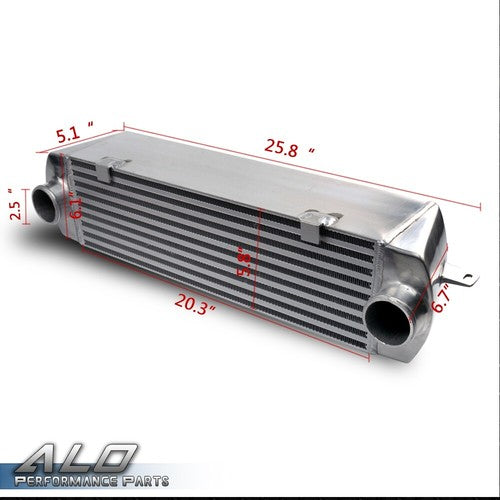 Solid Spare Fit For 2006-2010 BMW 135 135i 335 335i E90 E92 Twin Turbo Intercooler Kit+Hose