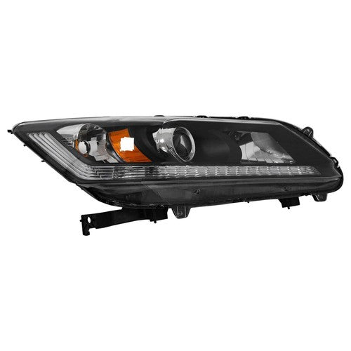 For 2013-2015 Honda Accord Sedan Pair Projector Headlights Halogen Headlamps Set