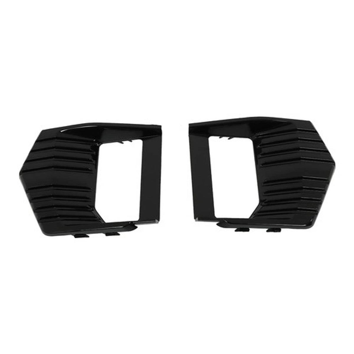 Solid Spare Gloss Black Plastic Bumper Grille Compatible For 2021-23 GMC Yukon&Yukon XL 7pcs