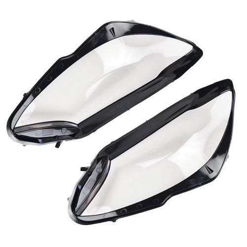 For Mercedes Benz W205 C180 C200 C260L 2014-2017 Pair Front Headlight Lens Cover