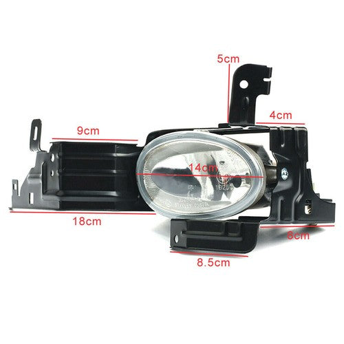 For 2011-2012 Honda Accord Sedan Clear Fog Lights Bumper Driving Lamps+Switch