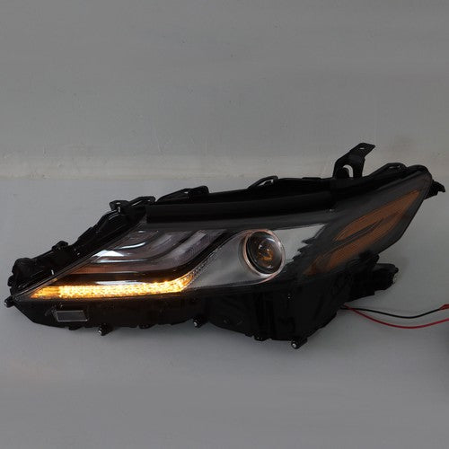 Solid Spare Headlight Assembly For Toyota Camry XSE XLE 2021 2022 Full LED Black Driver Left