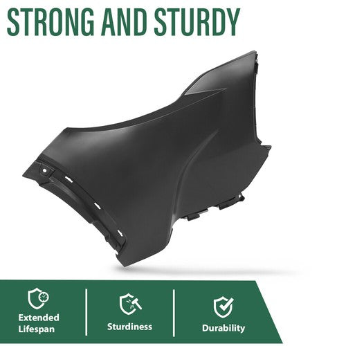 Solid Spare Fit For 22-24 Toyota Corolla Cross L/LE Front Right Bumper Cover W/O Park Assist
