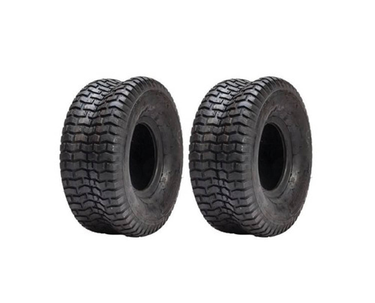 Solid Spare D063 (2) Turf Tires 15x6x6 15x6-6 15-6-6 Lawn Mower Tire Garden Tractor